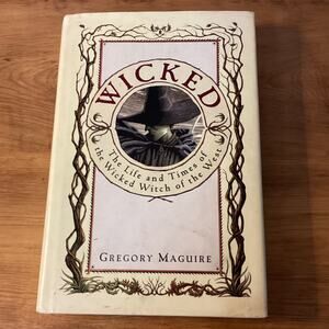 Wicked: Life & Times Wicked Witch of the West Hardcover Book Maguire 1995 1st Ed